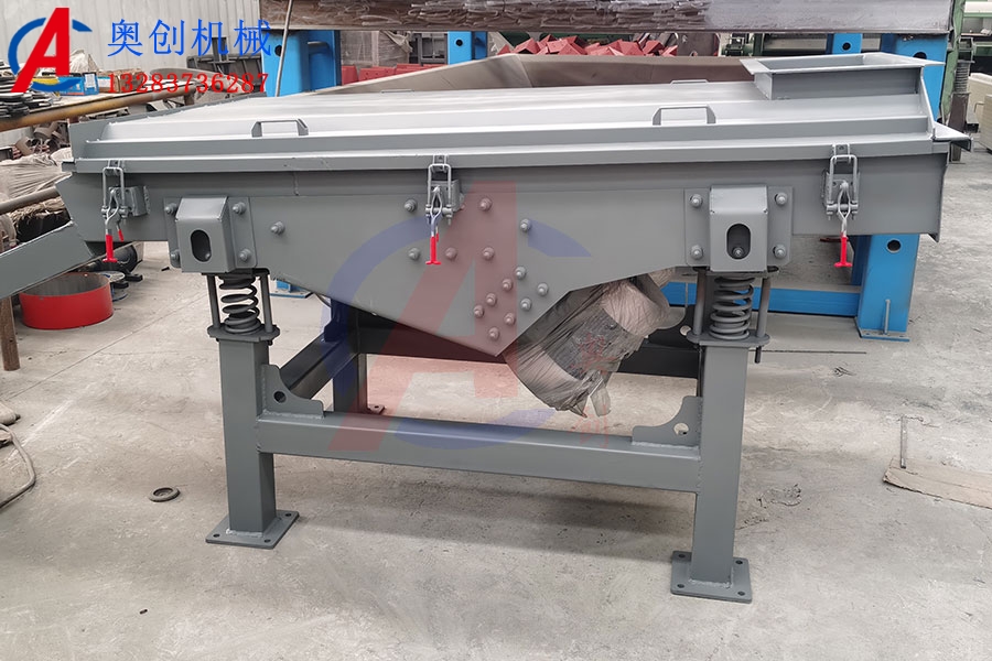 直线振动筛出料偏一侧解决方案 直线振动筛出料偏一侧解决方案